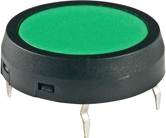 NKK Switches-JF15CP2F Tastschalter Switch Tactile OFF (ON) SPST Flush Round Button PC Pins 0.05A 24VDC 500000Cycles 3N Thru-Hole