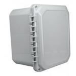Light Gray Polycarbonate Bracket Mount Heavy Duty NEMA 6P/IP68 Hinged Cover PC Enclosure