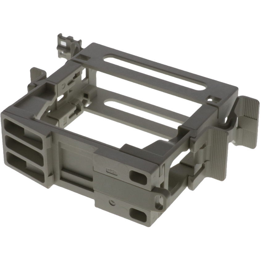Molex-936050044 连接器配件 Connector Accessories DIN Rail Mounting Kit Straight Gray GWconnect® Bag