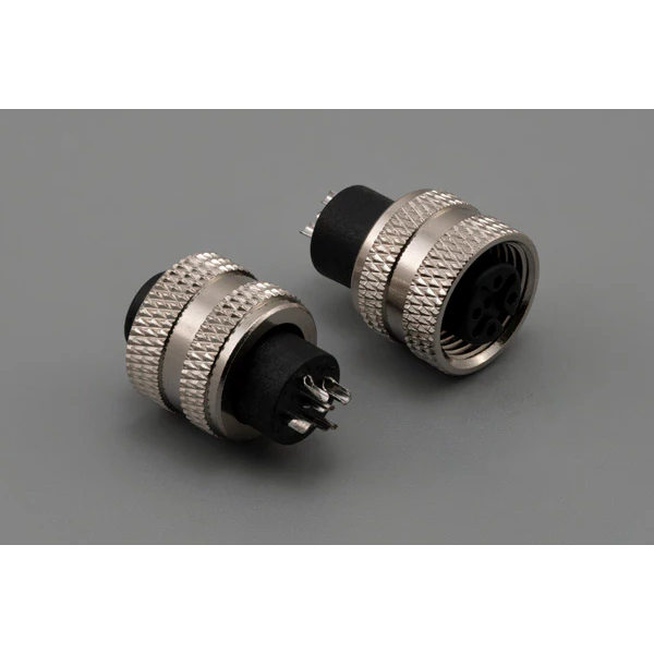 Tensility International-50-00953 Steckverbinder, rund Conn M12 Circular SKT 5 POS Solder Cup ST Cable Mount 5 Terminal 1 Port