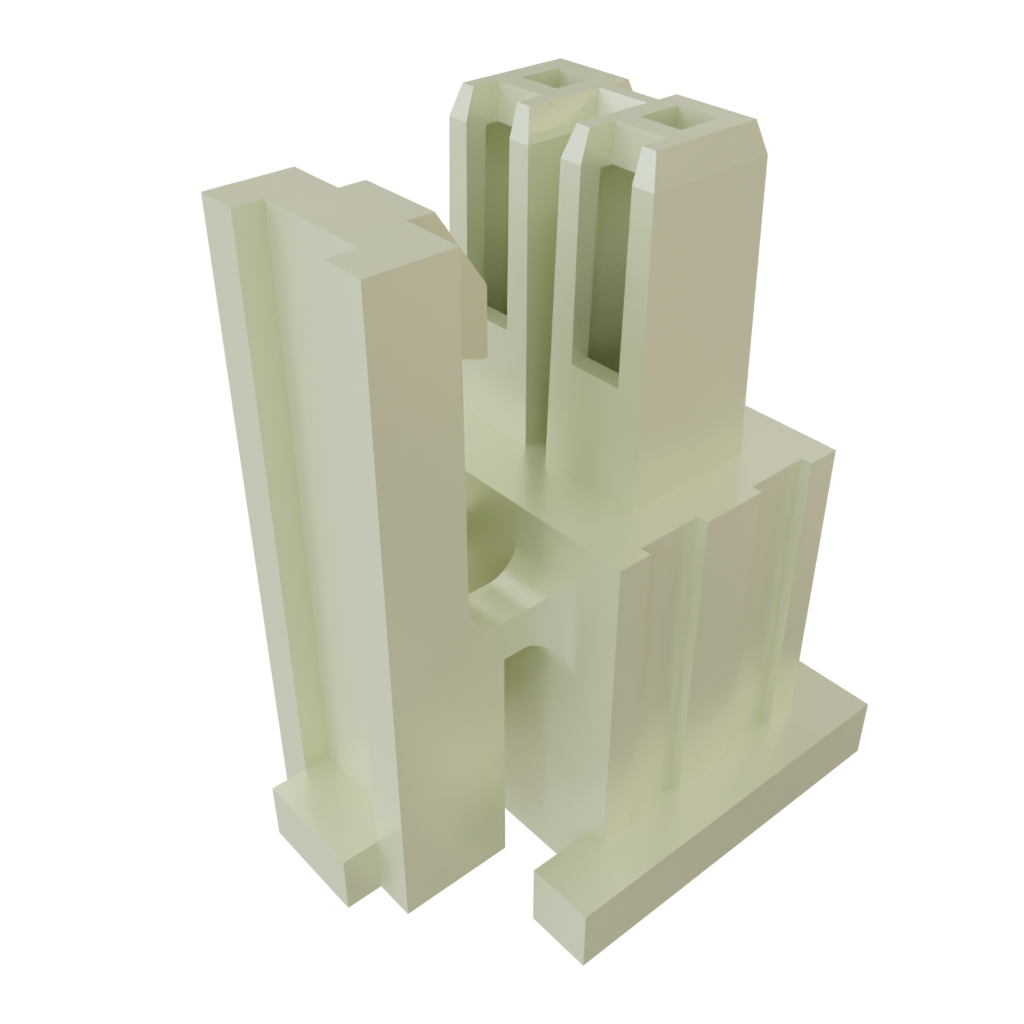 Samtec-IPD1-02-S-K 分立接线罩连接器 Conn Housing RCP 2 POS 2.54mm Crimp ST Cable Mount White Bulk