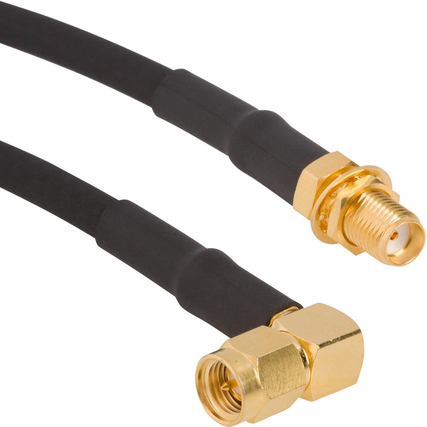 Amphenol RF-135111-04-48.00 Kabelbaugruppen Koaxial Cable Assembly RG58 1.219m SMA to SMA PL-RCP Bag