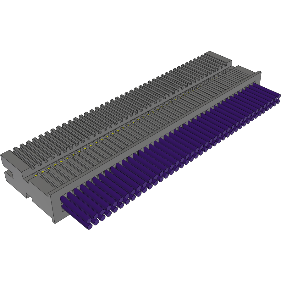 Samtec-TFSDT-40-28-G-24.00-S Andere Kabelbaugruppen Cable Assembly Discrete Wire 0.609m 28AWG Terminal Strip 80 POS HDR Crimp Layer