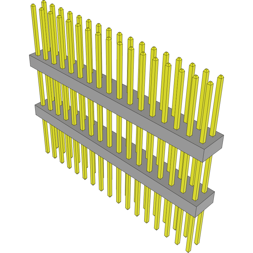 Samtec-TW-17-12-G-D-450-330 Steckverbinderleisten und Leiterplattenbuchsen Conn Board Stacker HDR 34 POS 2mm Solder ST Top Entry Thru-Hole Bulk