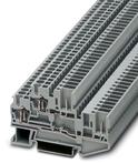 PHOENIX CONTACT-STTB 2.5/2P Steckverbinder, Klemmenblöcke Conn Double-Level Terminal Block 4 POS T DIN Rail 22A