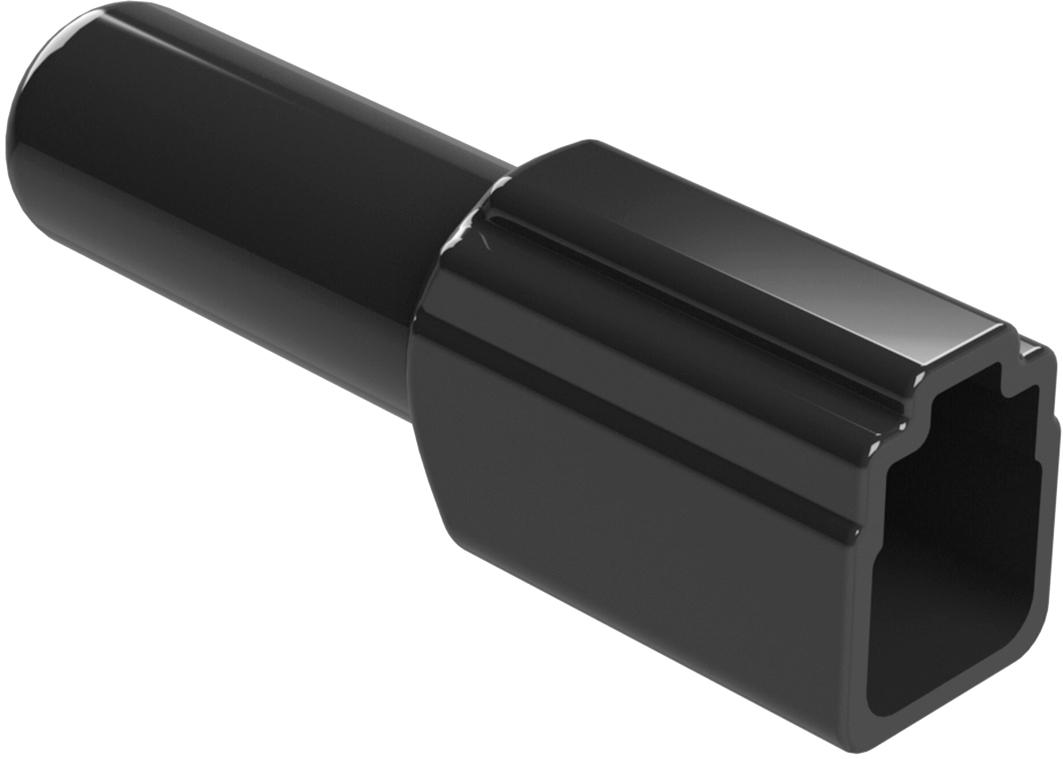 Amphenol-AT2S-BT-BK Schrumpfbalgenadapter ST Shrink Boot 180° Polyvinyl Chloride