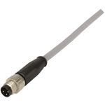 Cable Assembly Circular 1m 24AWG M8 Circular 3 Straight