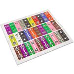 Digilent-540-033 Beschriftungen Labels Sticker Plastic Multi-Color