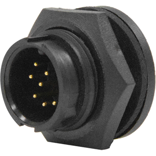 Conxall-W7881-9PG-300 Steckverbinder, rund Conn Circular PIN 9 POS Solder ST Panel Mount 9 Terminal 1 Port