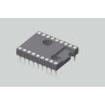 Samtec-IC-618-SGT Steckverbinder, Buchsen Conn DIP Socket SKT 18 POS 2.54mm Solder ST Thru-Hole Tube