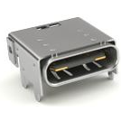 ADAM TECH-USB-C40-S-RA-CS50-EH-WP-BK-TR Connector USB USB Type C 4.0, Water Proof