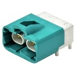 ADAM TECH-HTX-02ZDBLC1R RF-Steckverbinder Conn High Speed Modular Twisted-Pair Data 0Hz to 10GHz 100Ohm Solder RA Thru-Hole PL Gold Over Nickel