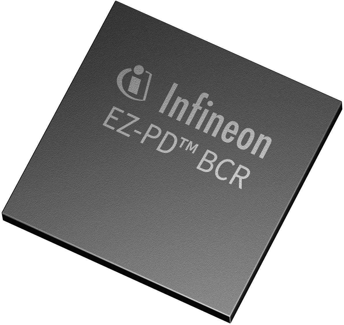 Infineon Technologies AG-CYPD3177-24LQXQT USB-Schnittstellenschaltkreise USB Type-C DFP Port Controller USB 1.3/USB 2.0/USB 3.0/USB-C 3.3V/5V T/R 24-Pin QFN EP