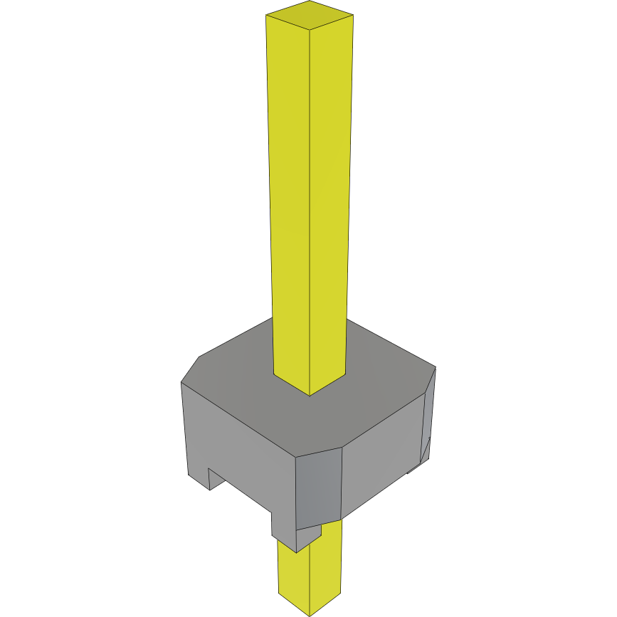Samtec-MTLW-101-05-G-S-180 Connector Headers and PCB Receptacles Conn Unshrouded Header HDR 1 POS Solder ST Top Entry Thru-Hole Bulk