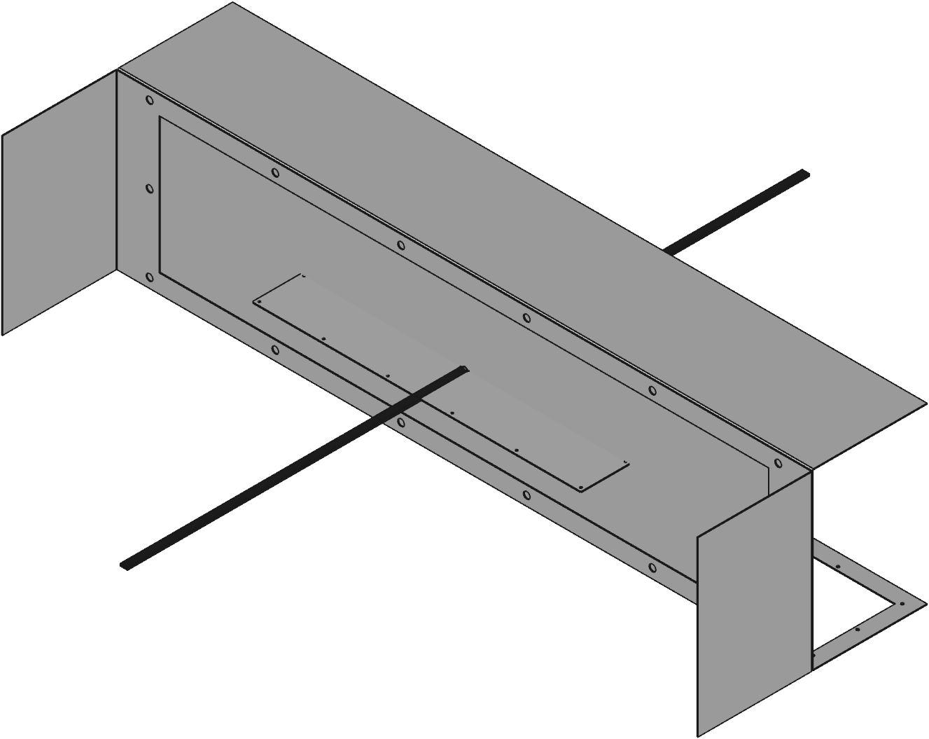 Hammond Manufacturing-HTH127218 Cable Accessories Top Hat Cable Modules