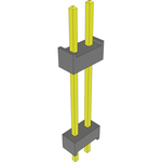Conn Board Stacker HDR 2 POS 2.54mm Solder ST Top Entry Thru-Hole Bulk