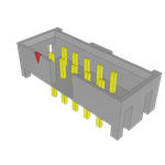 Conn Shrouded Header HDR 10 POS 2mm Solder ST Thru-Hole Tube