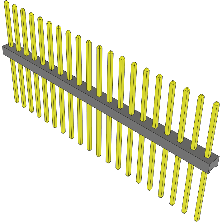 Samtec-MTMM-120-14-G-S-310 Connector Headers and PCB Receptacles Conn Unshrouded Header HDR 20 POS 2mm Solder ST Top Entry Thru-Hole Bulk