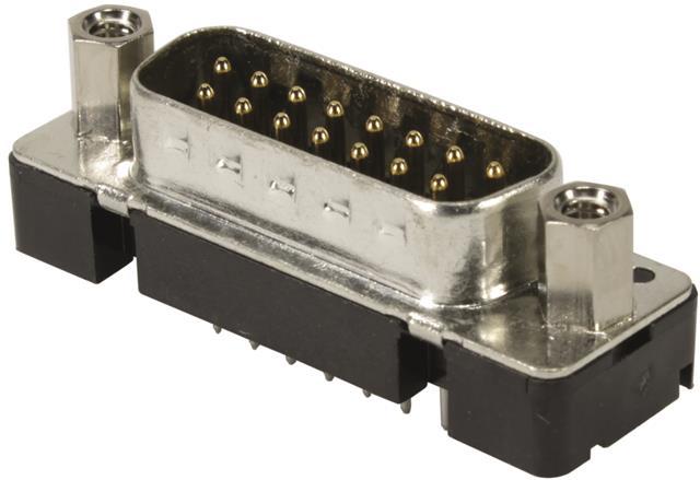 HARTING-09665217703 Conector D-subminiatura Conn D-Sub M 50 POS 2.76mm Solder ST Thru-Hole 50 Terminal 1 Port