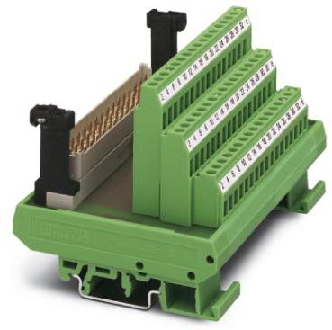 PHOENIX CONTACT-2970167 Modules d'interface VARIOFACE module, for IEC0603/DIN041612 connector, type F, 48-pos., z, b, d components mounted, with male connector, cable housing with latch interlock