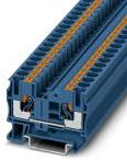 PHOENIX CONTACT-PT 6 BU Bloques terminales del conector Conn Feed-Through Terminal Block 2 POS Push-In G DIN Rail/T DIN Rail 41A