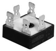 Semikron-SKD 25/12 Brückengleichrichter Rectifier Bridge Diode Single 1.2KV 12A 5-Pin Case G-11b
