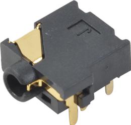 Same Sky (formerly CUI Devices)-SJ1-42514 Raccordement audio et vidéo Conn 2.5MM Audio Jack RCP 4 POS Solder RA Thru-Hole 4 Terminal 1 Port