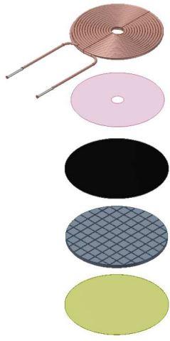 TDK-WT242490-30F2-G Wireless Charging Coils Wireless Charging Coil Transmitter 12.9uH 10% 100KHz 0.165OhmDCR Through Hole