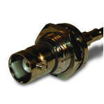 Conn BNC 0Hz to 4GHz 50Ohm Crimp ST Panel Mount F Gold