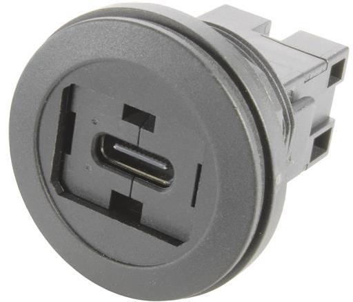 HARTING-09454522912 Connector USB USB Type C, Type C Jack Coupler Straight