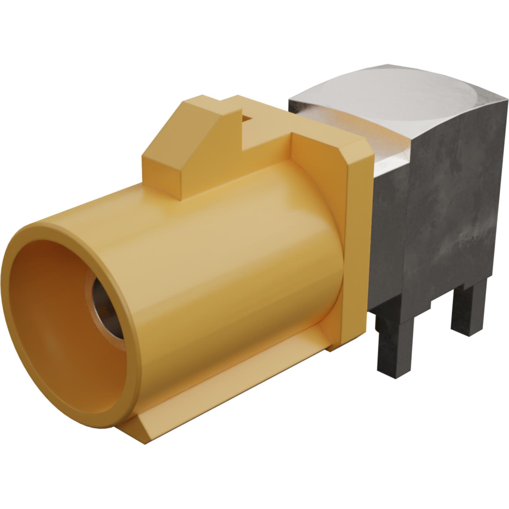 Molex-0734035122 Conector RF Conn SMB 50Ohm Solder RA Thru-Hole F Gold Tray