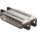 Conn D-Sub Adapter M/F 25/25 POS 1.38mm ST Panel Mount 1/1 Port Tray