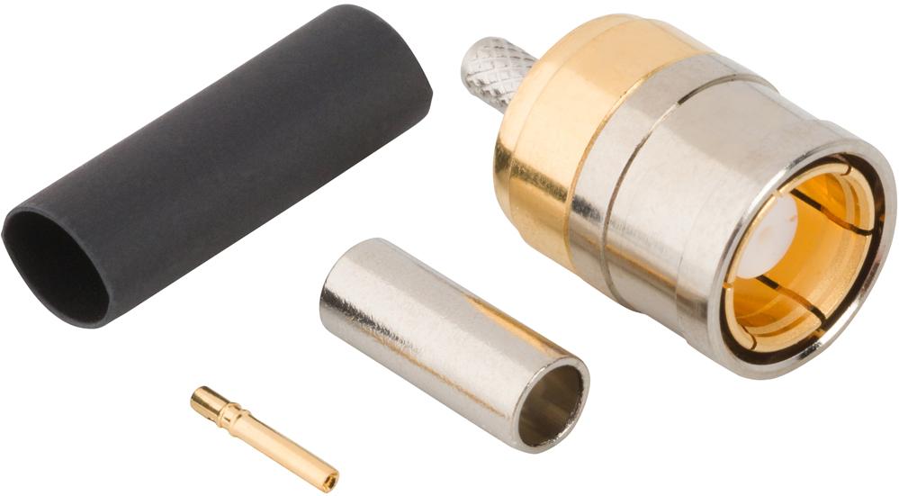 Amphenol RF-142101 射频连接器 Conn SMZ 0Hz to 4GHz 75Ohm Solder ST Cable Mount PL Gold