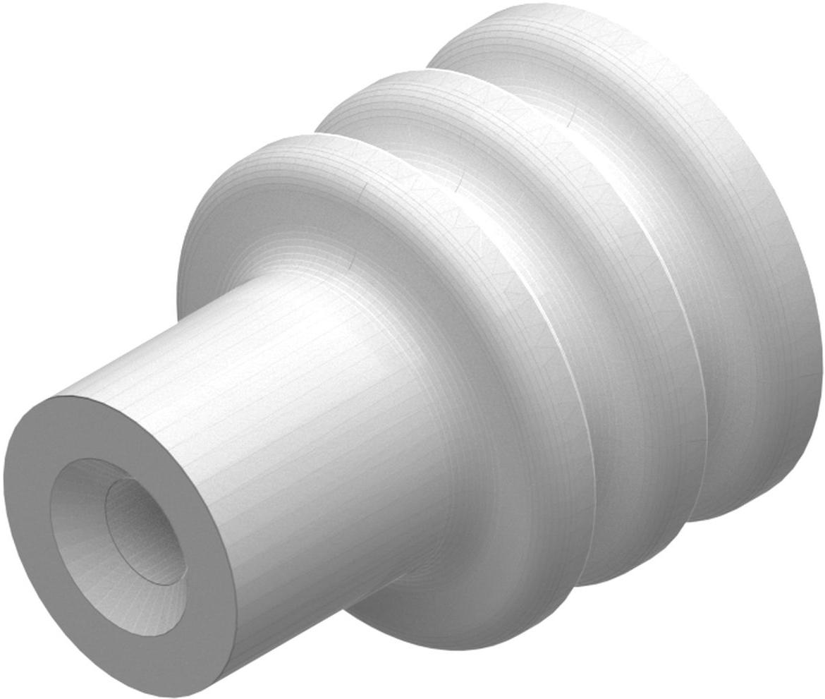 Delphi-12089442 Kabelzubehör Cable Accessories Seal Straight Silicone White Individual