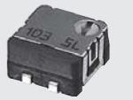 NIDEC Copal Electronics-ST-7ETA 100K OHM(104) Widerstandstrimmern, Potenziometern und Regelwiderstande Res Cermet Trimmer 100K Ohm 20% 0.25W(1/4W) 2.5(Elec)/3(Mech)Turns 1.8mm (6.4 X 6.8 X 3.4mm) J-Hook SMD T/R