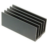 Advanced Thermal Solutions-ATS-TI1OP-563-C1-R0 Kühlkörper Heat Sink Passive Straight Adhesive Aluminum 6063 2.7°C/W Black Anodized
