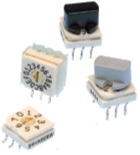 Grayhill-94HFB10WR DIP-Schalter Switch DIP N.O./N.C. SP10T 10 Flush Screwdriver 0.03A 30VDC Gull Wing 10000Cycles 2.54mm SMD T/R