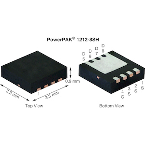 Vishay-SISH615ADN-T1-GE3 MOSFETs Trans MOSFET P-CH 20V 22.1A 8-Pin PowerPAK 1212-SH EP T/R