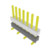 Conn Board Stacker HDR 7 POS 2.54mm Solder ST Top Entry SMD Tube