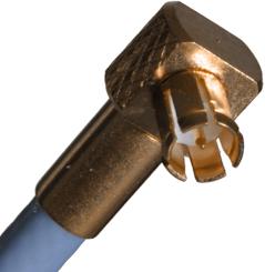 Cinch Connectivity Solutions-133-8433-101 Conector RF Conn MCX 0Hz to 6GHz 75Ohm Crimp RA Cable Mount PL Gold Over Nickel