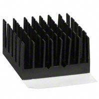 Advanced Thermal Solutions-ATS-55270K-C1-R0 Disipador de calor Heat Sink Passive BGA Cross-Cut Adhesive Aluminum 8.31°C/W Black Anodized