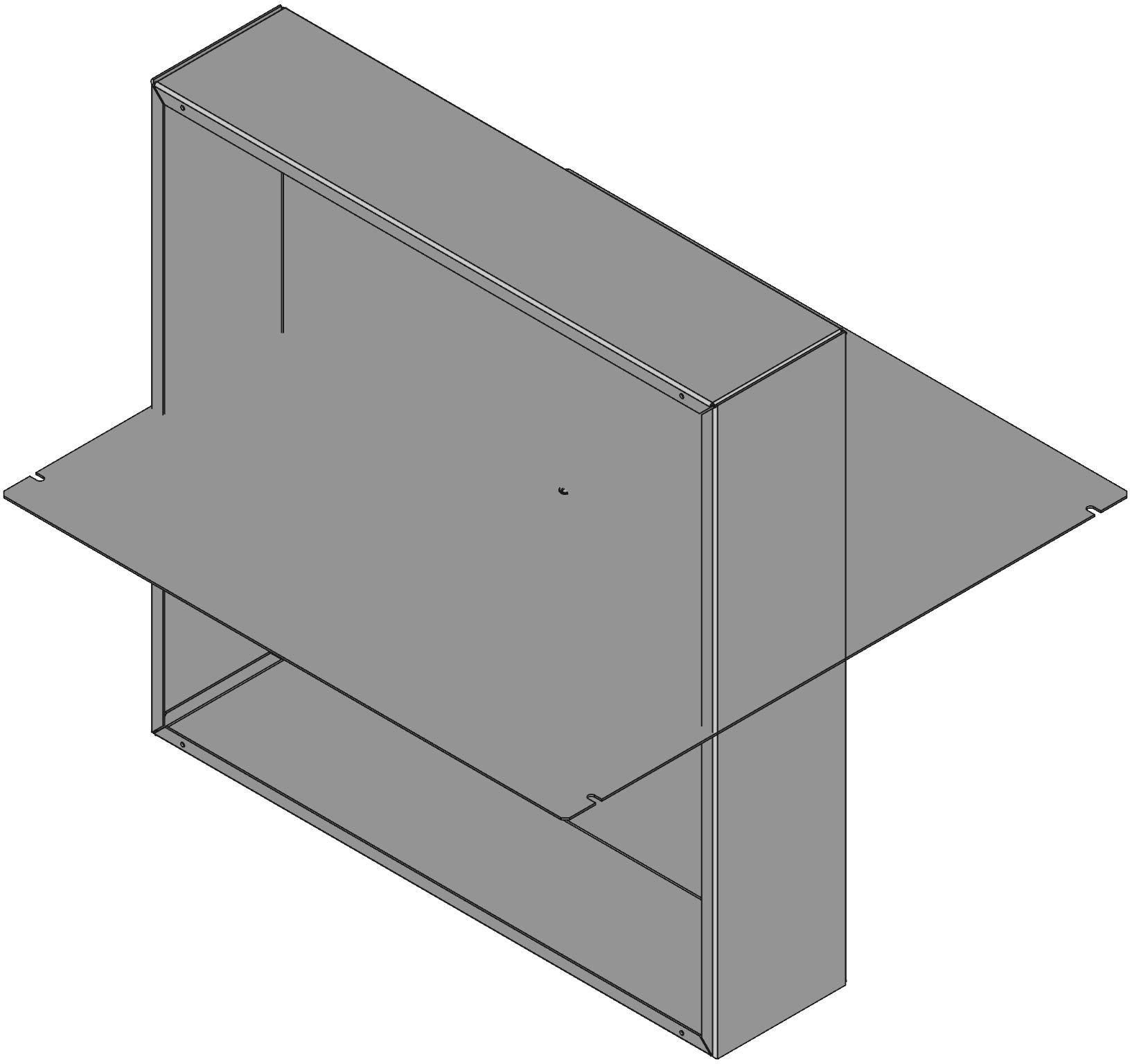 Hammond Manufacturing-1444-17174 Scatole, contenitori e rack Natural Aluminum Chassis Enclosure
