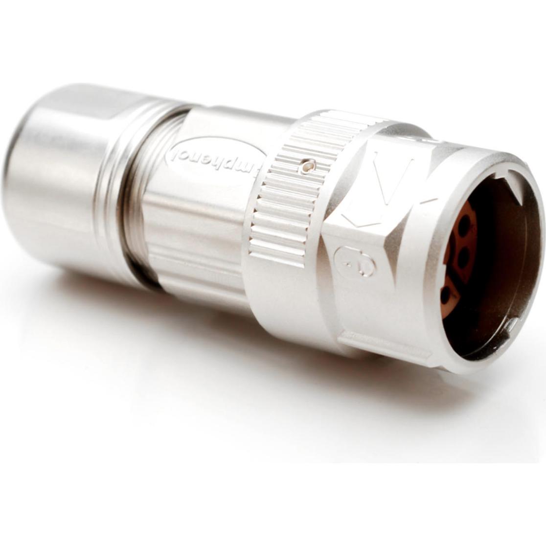 Amphenol-MB5CKN0600-S2 Connector Circular Conn M23 Circular SKT 6 POS Crimp ST Cable Mount 6 Terminal 1 Port