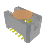 Conn Shrouded Header (4 Sides) HDR 10 POS 1.27mm Solder ST SMD T/R