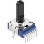 ALPS ALPINE CO., LTD-RK14K12C0A0T Widerstandstrimmern, Potenziometern und Regelwiderstande Res POT 50K Ohm 20% 1(Elec)/1(Mech)Turn 6mm Snap-In Panel Mount Tray