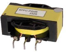 Bel Fuse-SPFC-PQ38-250 Induktor verbleit PFC Choke Wirewound 300uH 10% 100KHz 3A 0.197Ohm/0.31Ohm DCR Pin