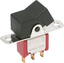 C&K-U213J21ZGE22 Wippschalter Switch Rocker ON ON Mom SP3T Solder Lug Lever 5A 250VAC 28VDC 0.4VA Medical Bulk