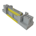 Conn Micro High Speed Socket Strip SKT 8Power/52Signal POS 0.635mm Solder ST SMD/Thru-Hole Tray