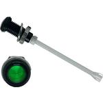 LED Light Pipe Round Vertical Fresnel Green Rigid Bag