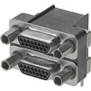 Molex-0836199010 Connettore D-subminiatura Conn Micro-D F/F 15/15 POS 0.63mm Solder RA Thru-Hole 30 Terminal 2 Port Commercial Micro-D Tube